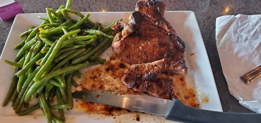 Steak Night Ribeye on Mondays Green Beans Substituted for Regular Sides